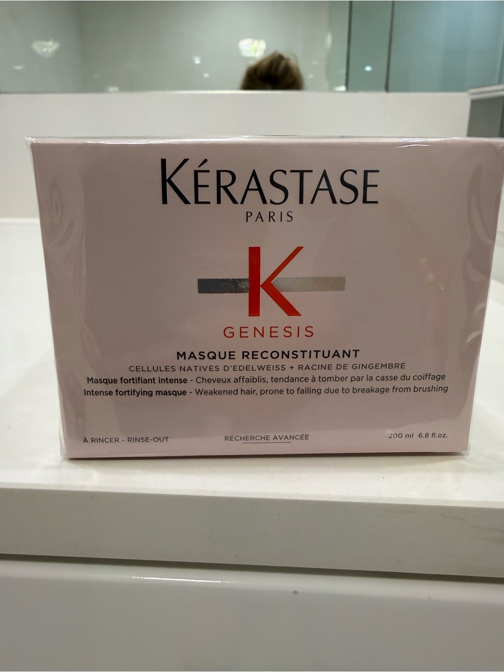 Kérastase Genesis Masque Reconstituant - Pale Pink & Red Logo *NEW* UNOPENED